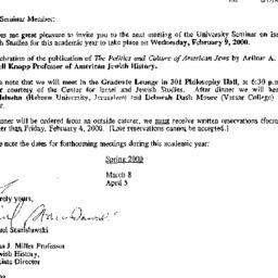 Announcements, 2000-01-17. ...
