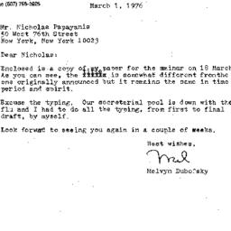 Background paper, 1976-03-1...