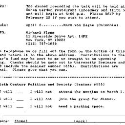 Announcements, 1994-02-10. ...