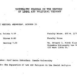 Announcements, 1982-10-20. ...