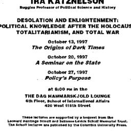 Announcements, 1997-10-13. ...