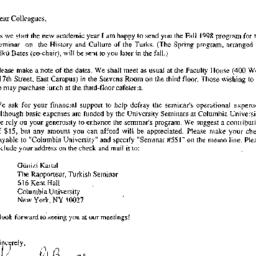 Announcements, 1998-09-04. ...