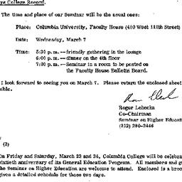 Announcements, 1979-02-21. ...