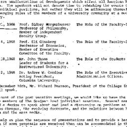 Announcements, 1968-10-04. ...