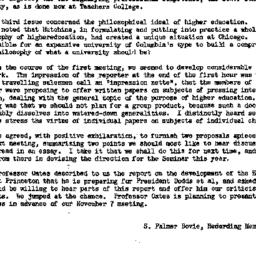 Minutes, 1952-10-10. Higher...