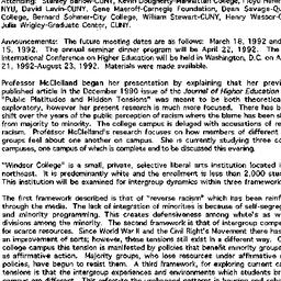 Minutes, 1992-02-19. Higher...