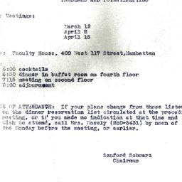 Announcements, 1974-03-05. ...