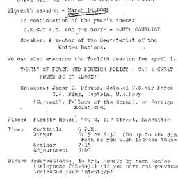 Announcements, 1975-02-05. ...