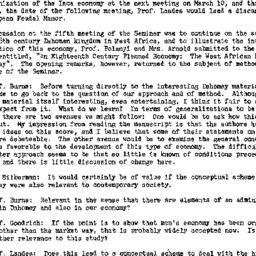 Minutes, 1954-02-10. Social...