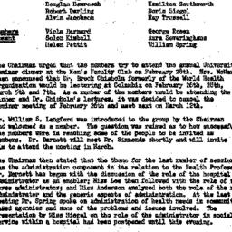 Minutes, 1957-02-12. The Ro...