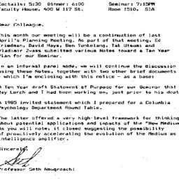 Announcements, 1990-10-21. ...