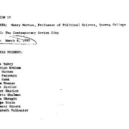 Minutes, 1985-03-06. Commun...