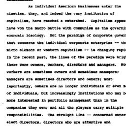 Speaker's paper, 1990-0...