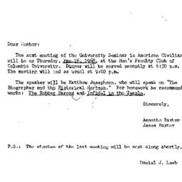 Announcements, 1968-05-16. ...