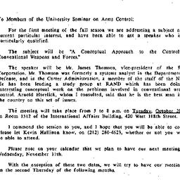 Announcements, 1987-09-11. ...