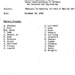 Minutes, 1982-11-18. Arms C...