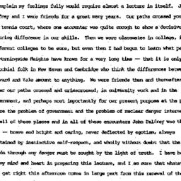 Speaker's paper, 1984-1...