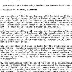 Announcements, 1976-05-01. ...