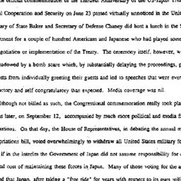 Speaker's paper, 1991-0...