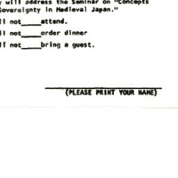 Announcements, 1966-03-11. ...