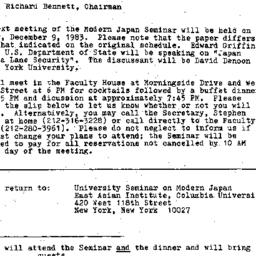 Announcements, 1983-12-09. ...