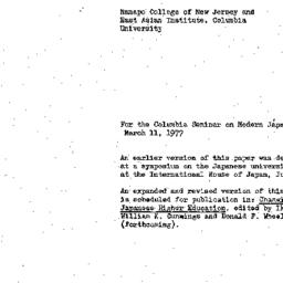 Speaker's paper, 1977-0...