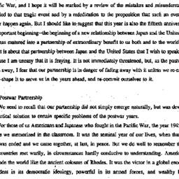 Speaker's paper, 1995-0...