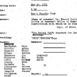 Minutes, 1971-05-14. Modern...
