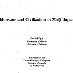 Speaker's paper, 1998-0...