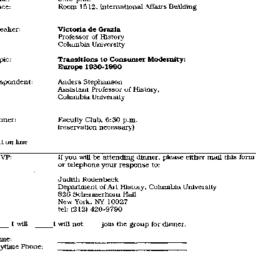 Announcements, 1994-03-07. ...