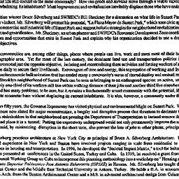 Announcements, 2000-11-01. ...