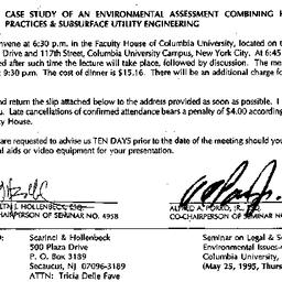 Announcements, 1995-05-25. ...