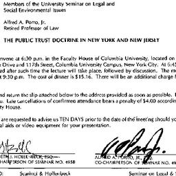 Announcements, 1994-11-09. ...