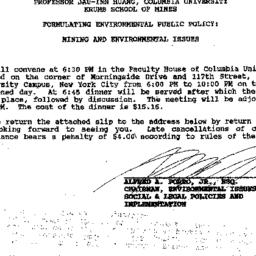 Announcements, 1992-02-19. ...