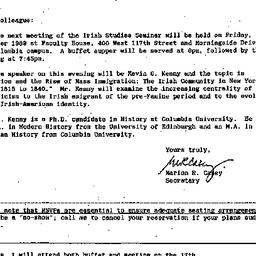 Announcements, 1989-10-31. ...