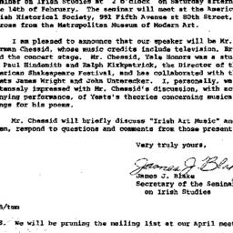 Announcements, 1984-02-02. ...