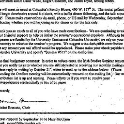 Announcements, 1998-09-24. ...