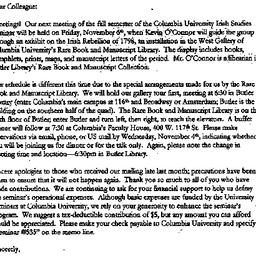 Announcements, 1998-10-22. ...