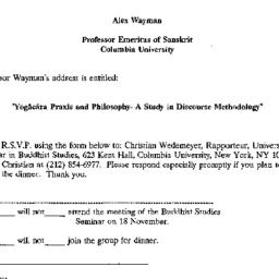 Announcements, 1993-11-18. ...