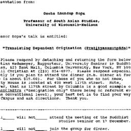 Announcements, 1992-12-17. ...