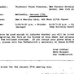 Announcements, 1968-01-17. ...