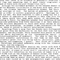 Minutes, 1989-11-02. Homose...
