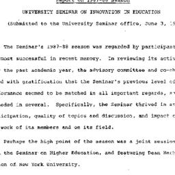 Seminar conclusion paper, 1...