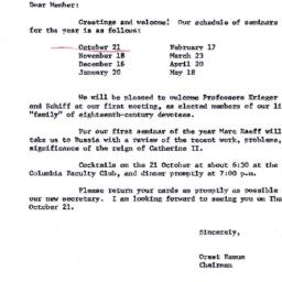 Announcements, 1971-09-30. ...