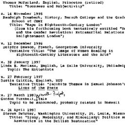 Correspondence, 1996-10-22....