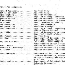 Minutes, 1985-11-11. Studie...