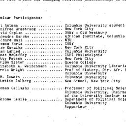 Minutes, 1985-09-23. Studie...