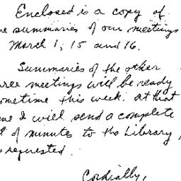 Correspondence, 1962-05-21....