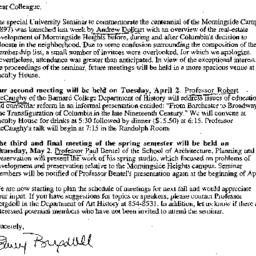 Announcements, 1996-03-06. ...
