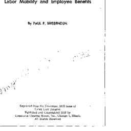 Related publication, Labor,...